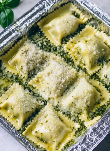 Pesto Cheese Ravioli