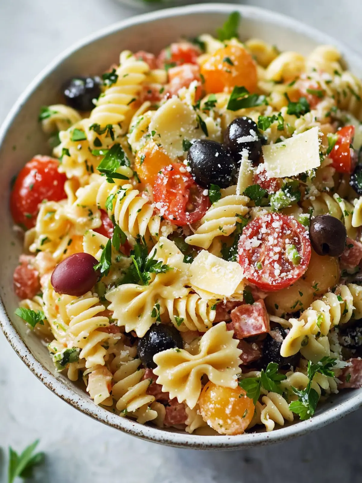 Zesty Italian Pasta Salad For Fresh Flavor in Every Bite 5 Zesty Italian Pasta Salad