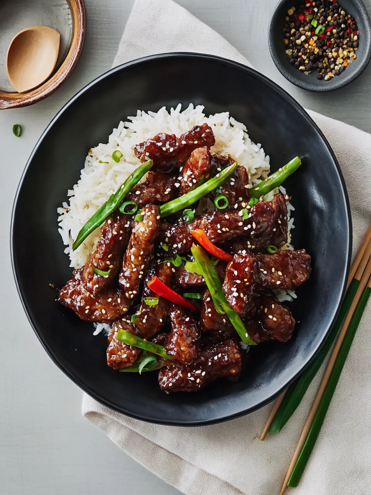 Savory Mongolian Beef: A Flavor-Packed Stir-Fry Delight 3 Mongolian Beef