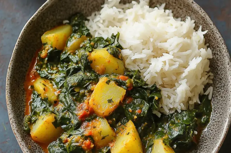 Spinach and Potato Curry