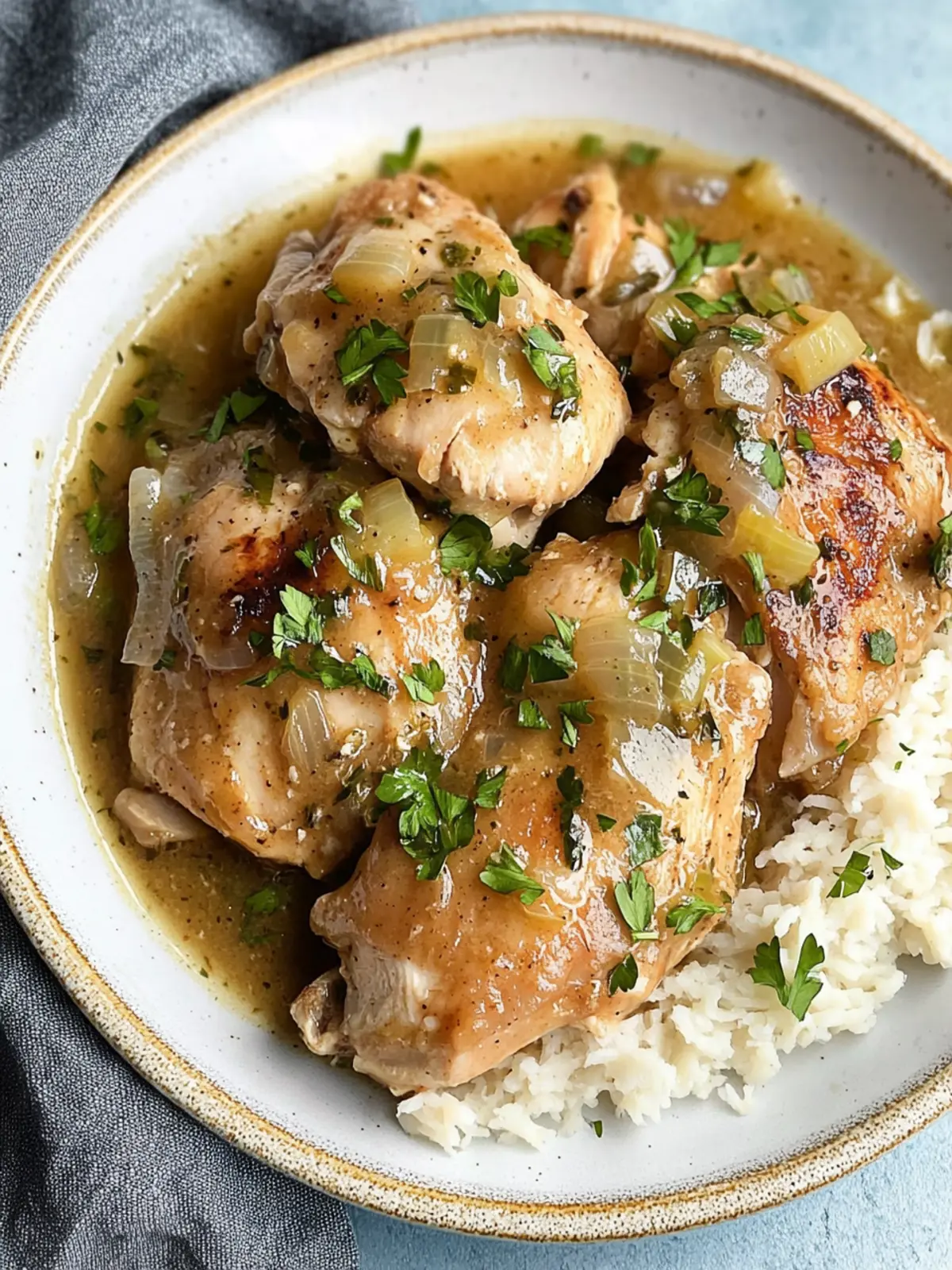 Slow Cooker Smothered Chicken: Comfort Food Made Easy 2 Slow Cooker Smothered Chicken