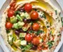 Greek Style Loaded Hummus: A Flavorful Summer Dip Delight