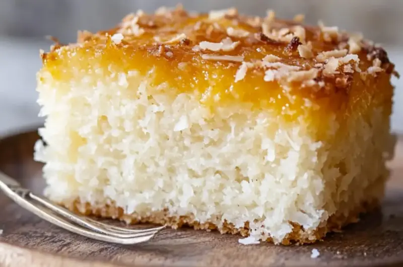 Sticky Coconut Cake