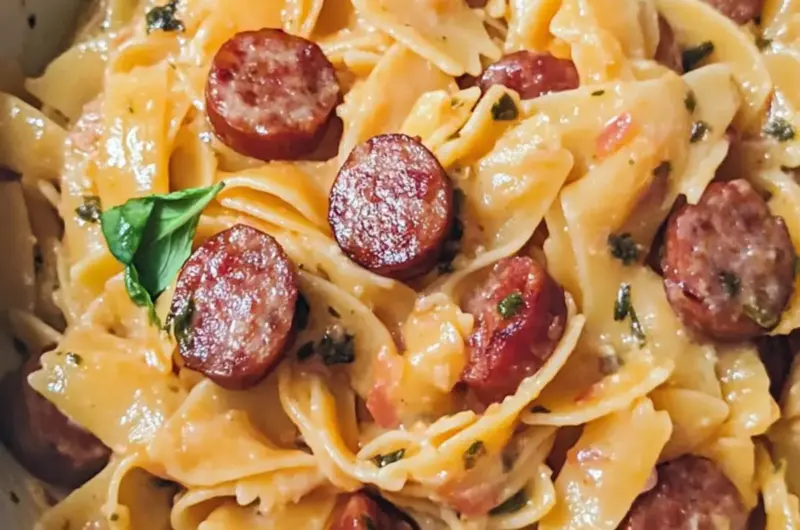 One Pot Smoked Sausage Pasta