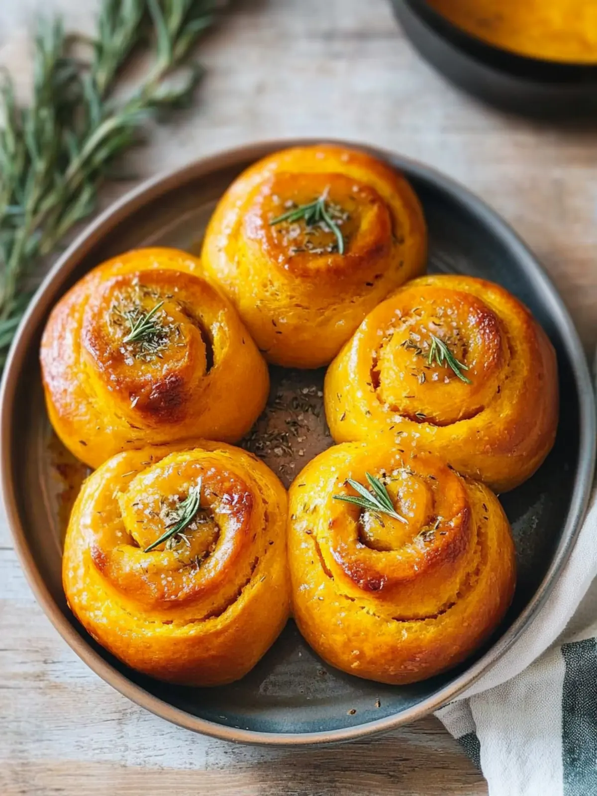 Rosemary Pumpkin Rolls: A Cozy Holiday Delight You’ll Love 3 Rosemary Pumpkin Rolls