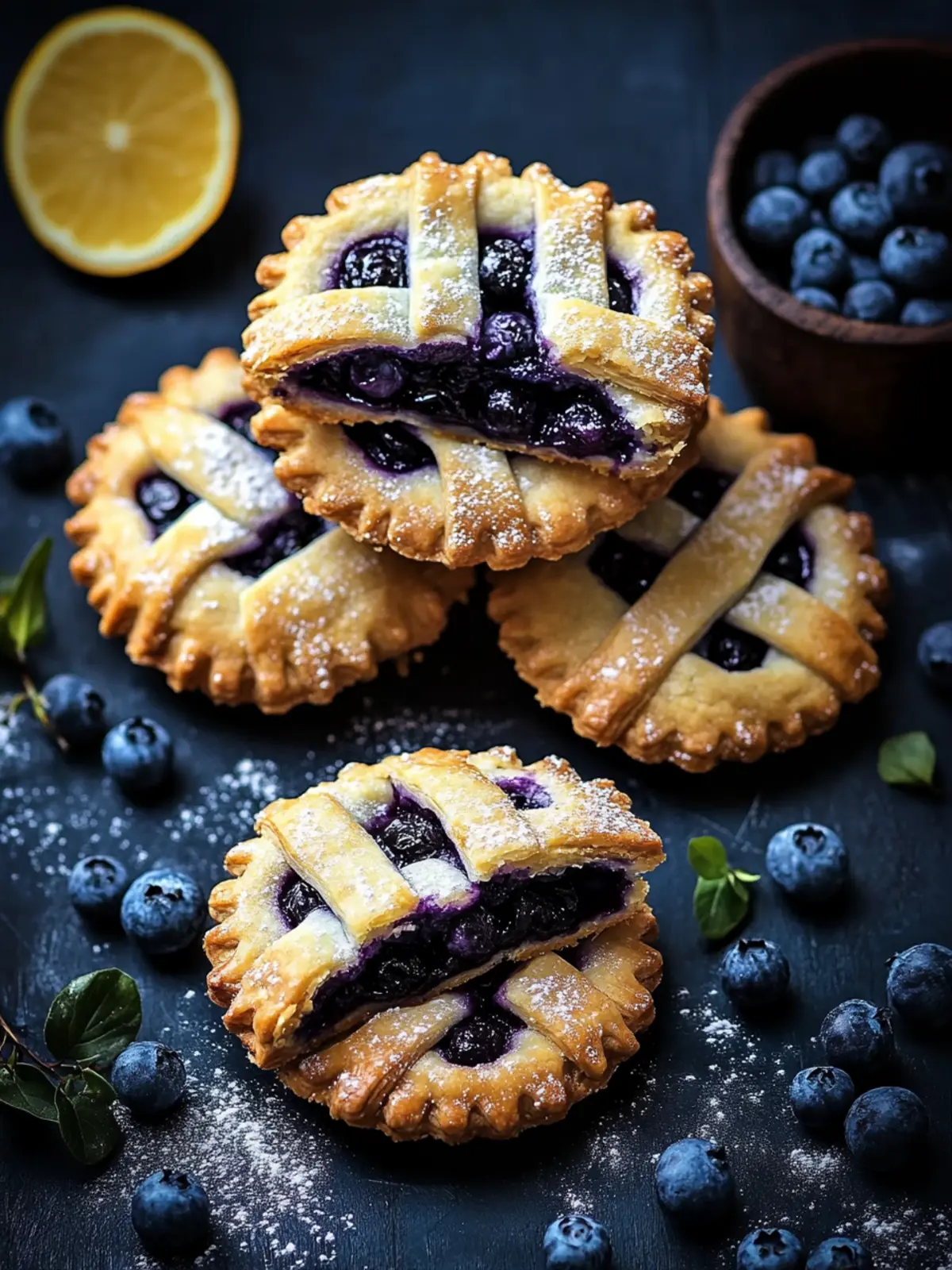 Blueberry Pie Cookies