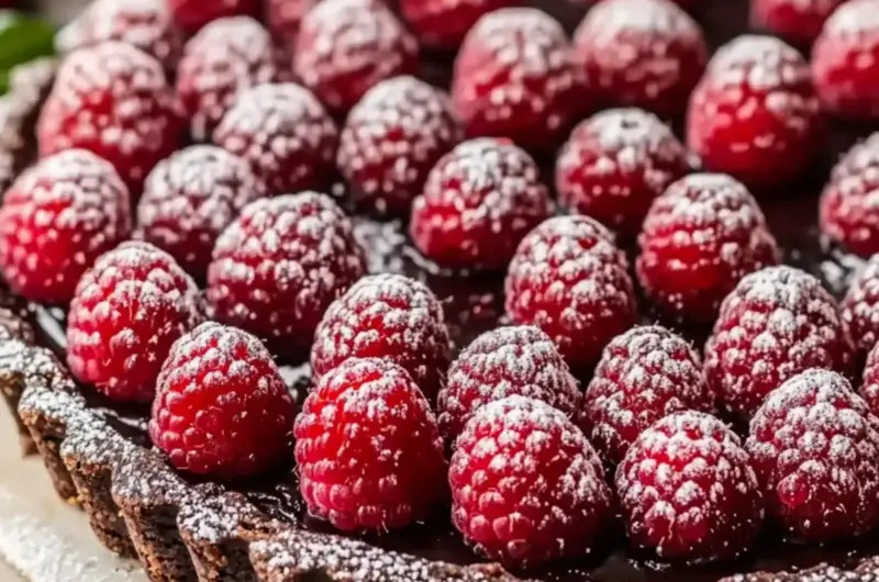 Chocolate Raspberry Tart