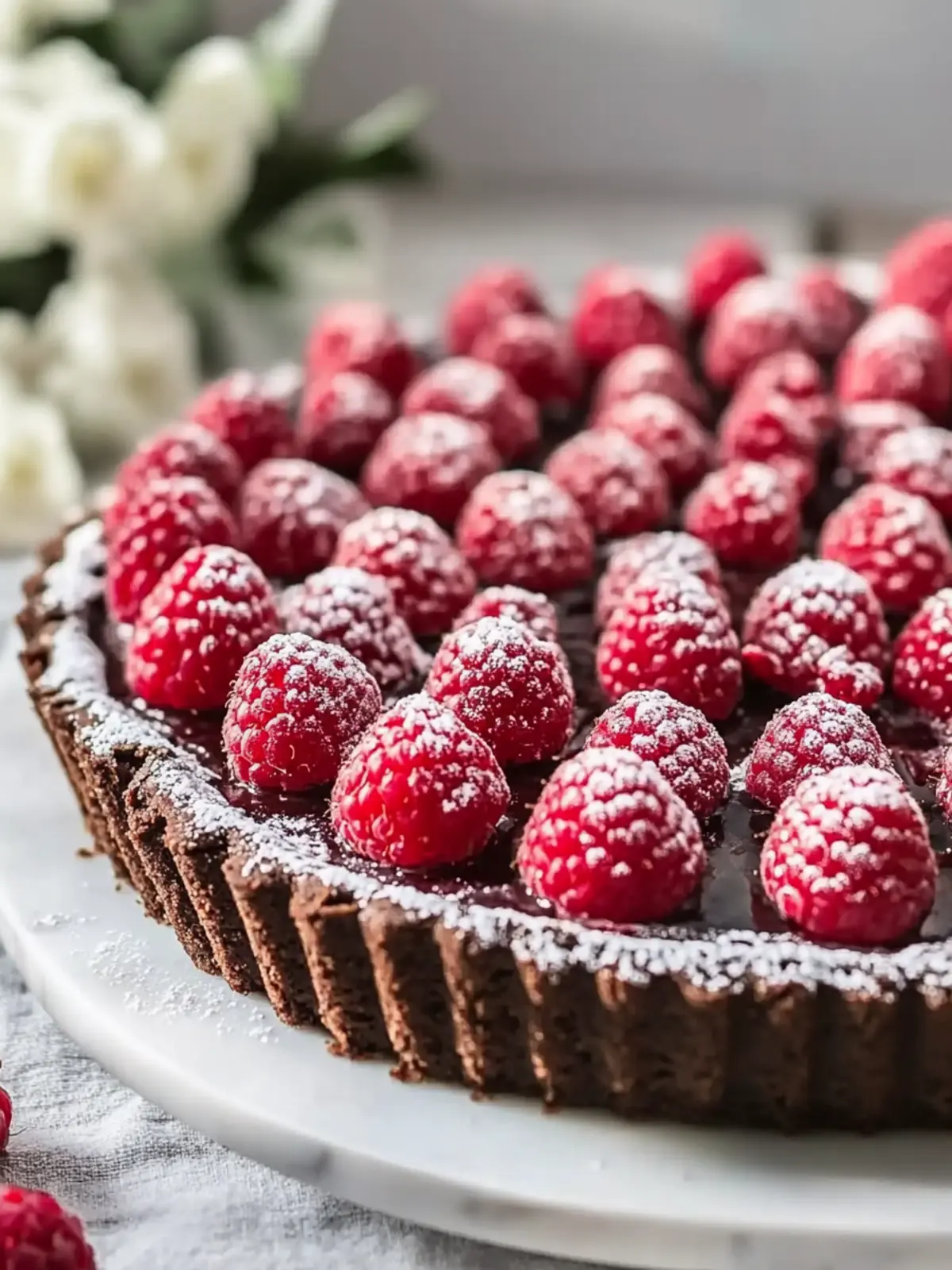 Decadent Chocolate Raspberry Tart with a Simple Twist 2 Chocolate Raspberry Tart