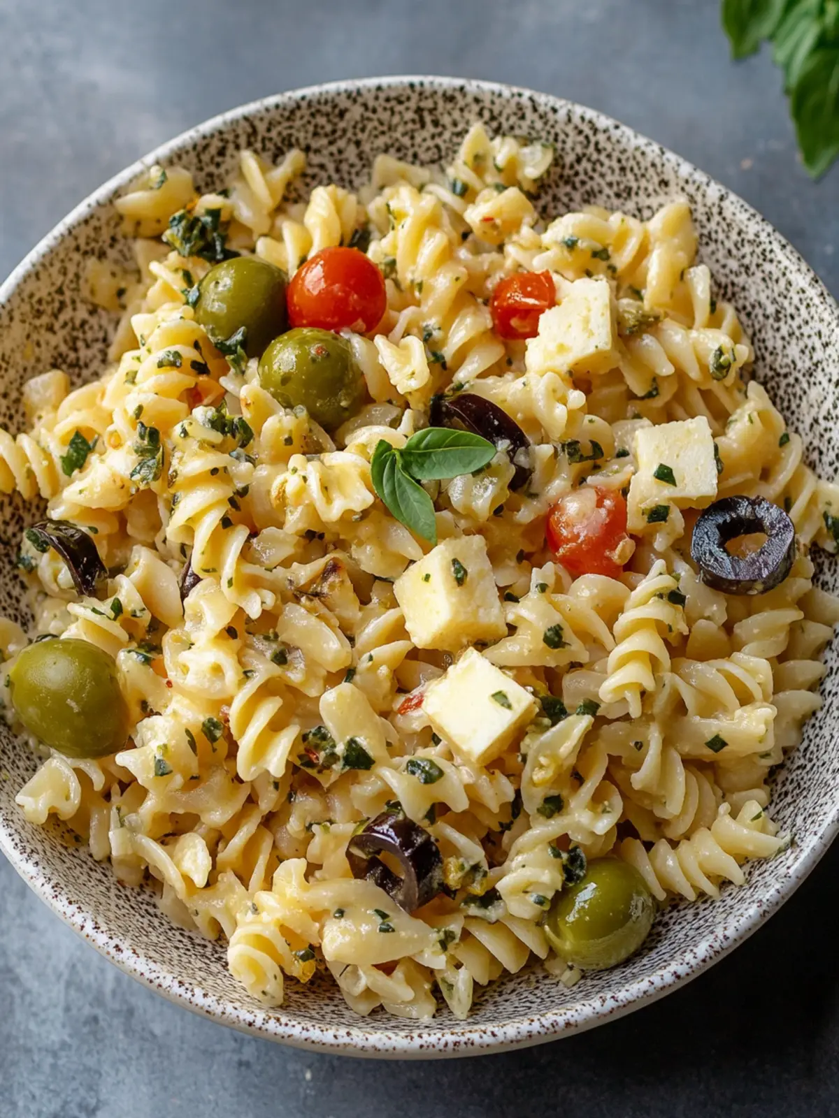 Dirty Martini Pasta Salad