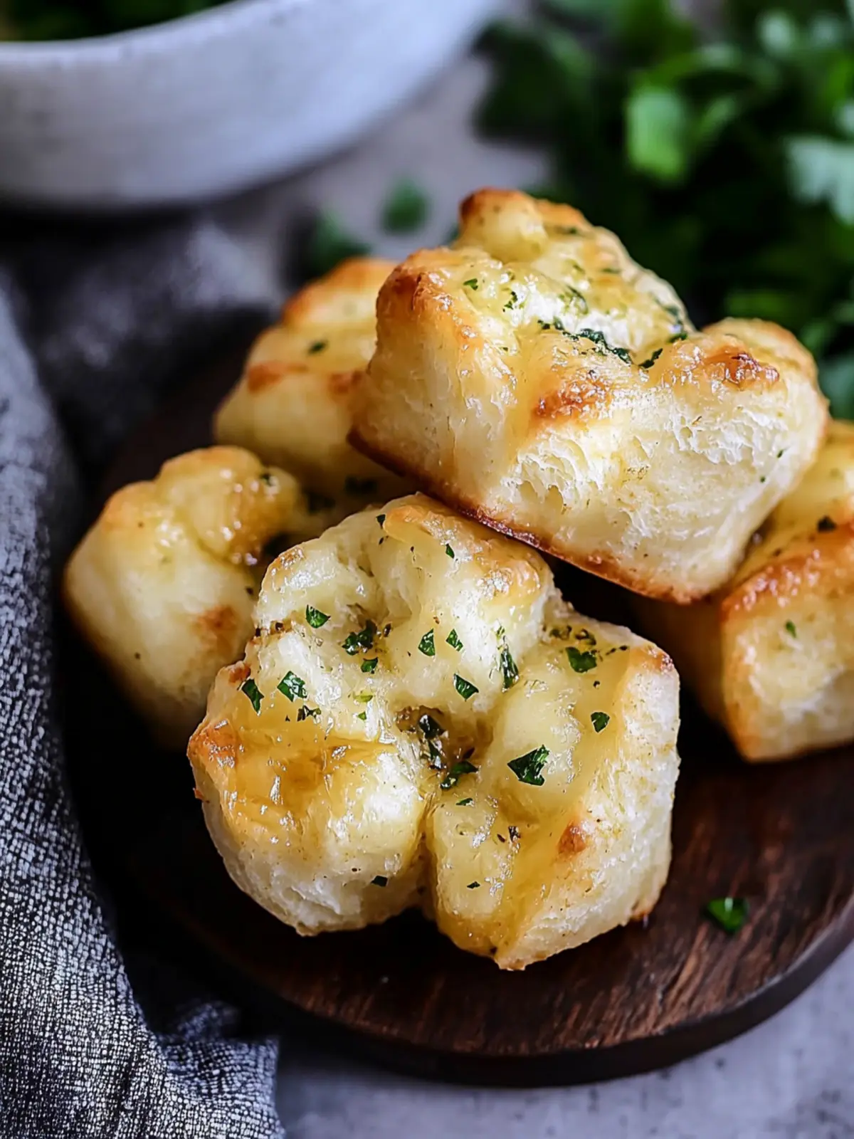 Irresistible Mini Garlic Monkey Breads for Cozy Nights 2 Mini Garlic Monkey Breads