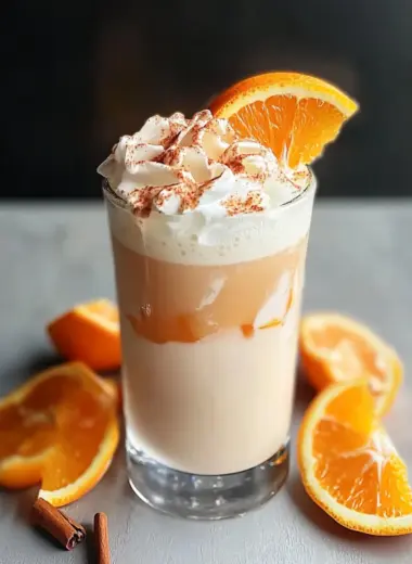 Orange Cinnamon Milk Tea