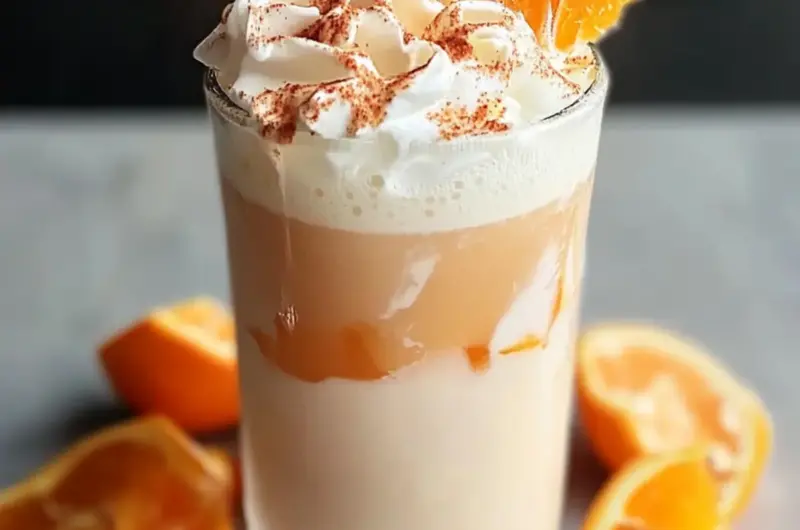 Orange Cinnamon Milk Tea