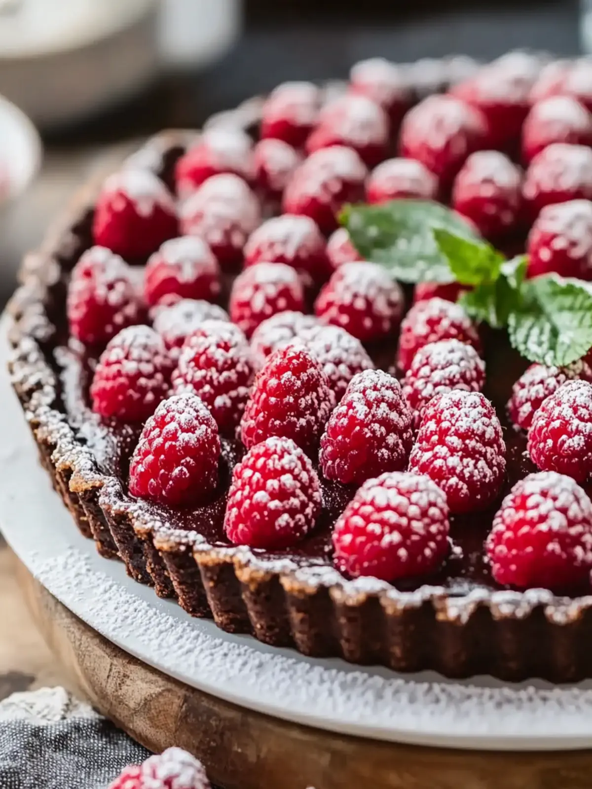 Decadent Chocolate Raspberry Tart with a Simple Twist 3 Chocolate Raspberry Tart